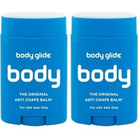 Body Glide Original Anti-Chafe Balm, 1.5oz, 2-pack , Blue