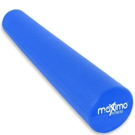 Maximo Fitness Foam Roller- 36 X 6 Exercise Rollers For Trigger Point Self Massage & Muscle Tension Relief - Massager For Back, Fitness, Physical Therapy, Exercise, Pilates And Yoga