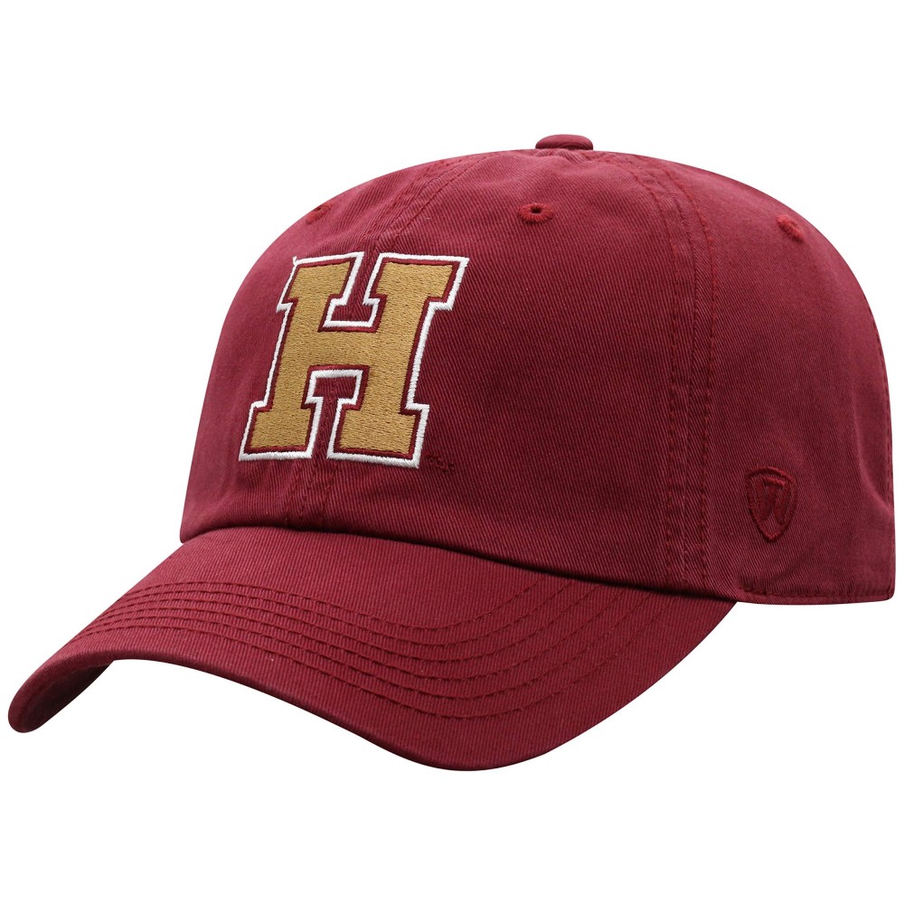 Top Of The World Harvard Crimson Mens Adjustable Relaxed Fit Team Icon Hat, Adjustable