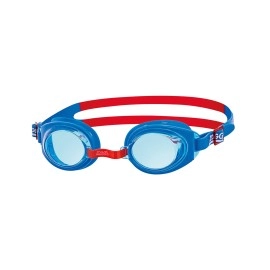 Zoggs Ripper Junior Kids Uv Anti Fog Swimming Goggles (6-14 Years) Bluered