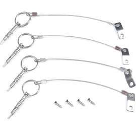 Thorn Boat Bimini Quick Release Pin With Lanyard (4 Pcs)