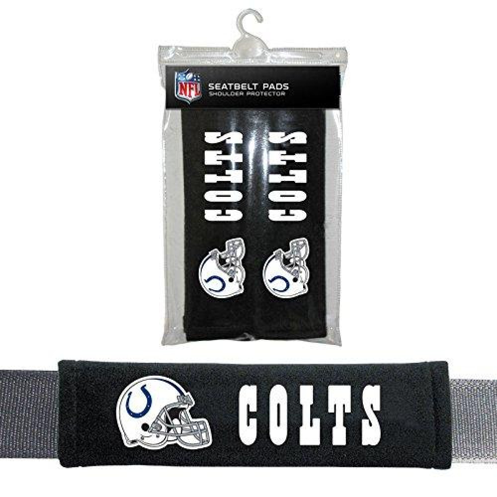 Fremont Die Indianapolis Colts Velour Seat Belt Pads