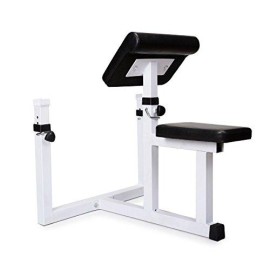 Schmidt Fitness Preacher Curl Weight Bench Press Seated Arm Rest Curling Biceps Barbell Dumbbell Adjustable Seat Bar Machine Isolated Station For Commercial Home Gym Fitness Exercise Training Workout