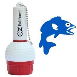 Promarking Ezballstamp Golf Ball Stamp Marker (Blue Fish)