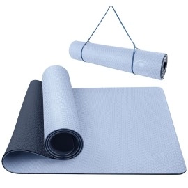 Iuga Yoga Mat Non Slip Anti-Tear Yoga Mats Eco Friendly Hot Yoga Mat Thick Workout & Exercise Mat For Yoga, Pilates And Fitness (72