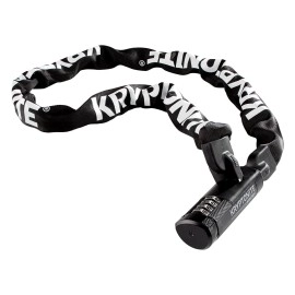 Kryptonite Keeper 790 7mm Chain Combo Bicycle Lock , Black