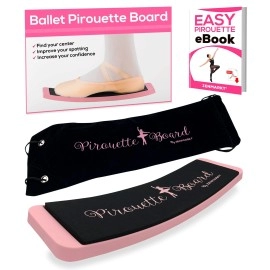 Zenmarkt Ballet Turning Board For Dancers - Figure Skating Ballet Dance Turning Pirouette Board By Improve Balance And Turns - Training Equipment For Dancers, Ice Skaters, Gymnasts And Cheerleaders