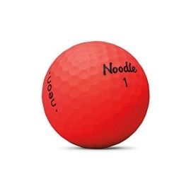 Taylormade 2018 Noodle Neon Matte Red Golf Ball (One Dozen)