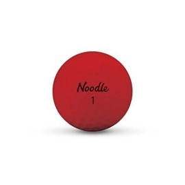 Taylormade 2018 Noodle Neon Matte Red Golf Ball (One Dozen)