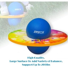 Joyslook Pogo Ball Balance Board Bounce It Lolo Fun Hopper for Kids Ages 6 and Up and Adults Gift for Birthday
