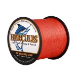 Hercules Super Cast 1000M 1094 Yards Braided Fishing Line 120 Lb Test For Saltwater Freshwater Pe Braid Fish Lines Superline 8 Strands - Red, 120Lb (54.5Kg), 0.58Mm