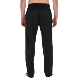 Gioberti Mens Athletic Track Pants, Black Charcoal, X Large