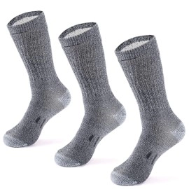 Merino Wool Hiking Socks For Men N Women - 3 Pairs