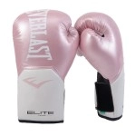 Everlast Elite Pro Style Training Gloves, Pinkwhite, 8 Oz