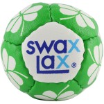 Swax Lax Lacrosse Training Ball - Indoor Outdoor Practice Less Bounce & Rebounds (Shamrock)