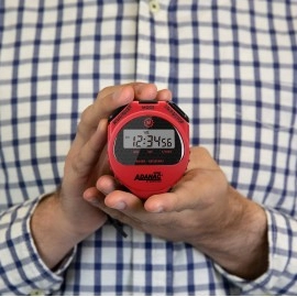 ADANAC 4000 Military Grade Digital Stopwatch with Large Display (Red)