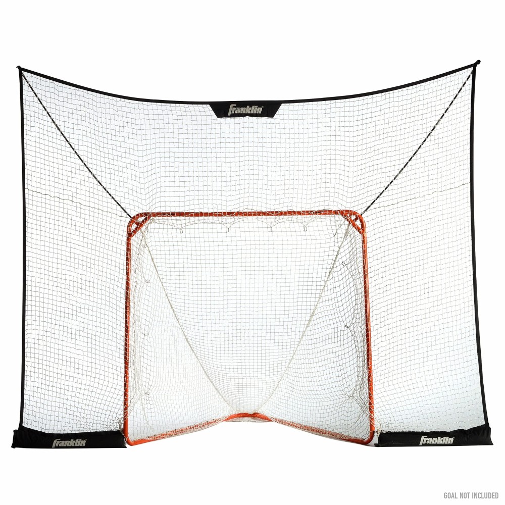 Franklin Sports Lacrosse Backstop Net - Lax Goal Extra Large Durable Net For Shooting Training + Practice - - 12' X 9'