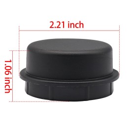 Panglong Golf Cart 2Pcs Front Hub Dust Cap Cover-Plastic Fits Club Car 2003-Up DS, 2004-Up Precedent and 2018-Up Tempo Golf Cart Spindle 102353201