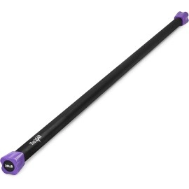 Yes4All Total Body Workout Weighted Pilates Bar, Body Bar For Exercise, Therapy, Aerobics, And Yoga, Strength Training, 20Lbs