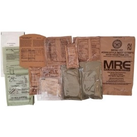 ULTIMATE MRE, Pack Date Printed on Every Meal - Meal-Ready-To-Eat. Inspected Certified by Western Frontier. Genuine Mil Surplus. (4-Pack)