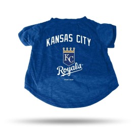 Rico Industries MLB Kansas City Royals Pet Tee ShirtPet Tee Shirt Size S, Team Colors, Size S