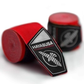 Hayabusa Boxing Hand Wraps Perfect Stretch 4.0 for Men & Women - red, 180 inches