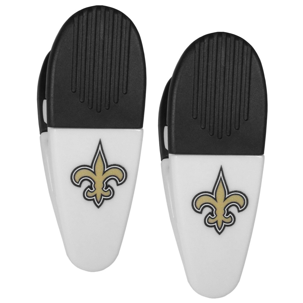 Nfl New Orleans Saints Mini Chip Clip Magnets Set Of 2