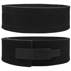 Hawk Sports Weightlifting Belt For Men And Women, Black 10Mm Thick, 4-Inch Wide Lever Belt For Safely Increasing Weight And Lifting Power For Deadlifts, Squats, And Other Workouts (Large)