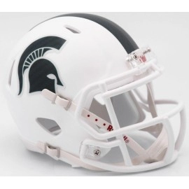 Michigan State Spartans Helmet Riddell Authentic Full Size Speed Style 2017 Alternate So Min 1