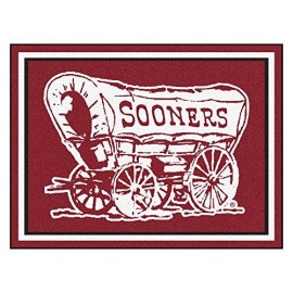 Fanmats Ncaa Oklahoma Sooners University Of Oklahoma8X10 Rug, Team Color, One Sized