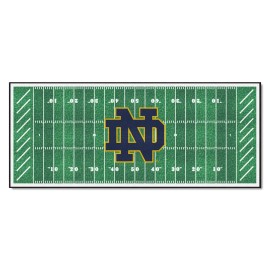 Fanmats 22924 Notre Dame Fighting Irish Field Runner Rug - 30In. X 72In. - Nd Primary Logo