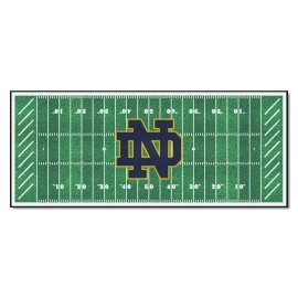 Fanmats 22924 Notre Dame Fighting Irish Field Runner Rug - 30In. X 72In. - Nd Primary Logo