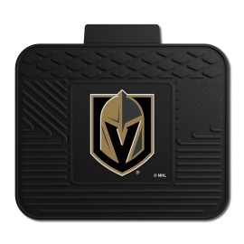 FANMATS 22902 Vegas Golden Knights Back Row Utility Car Mat - 1 Piece - 14in. x 17in., All Weather Protection, Universal Fit, Molded Team Logo