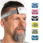 Foxelli Usb Rechargeable Headlamp Flashlight - Super Bright Led Head Lamp For Running, Camping & Work, Lightweight & Comfortable Head Light For Adults & Kids