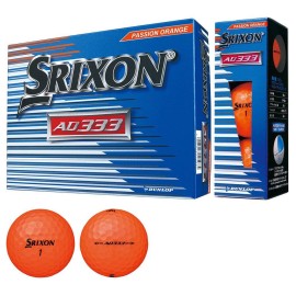 Dunlop (Dunlop) Golf Ball Srixon Ad333 2018 Model Year 1 Dozen (12 Pieces) Passion Orange