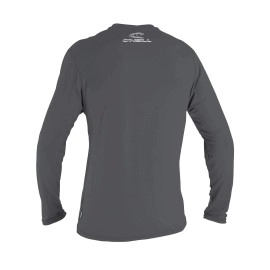 O'Neill Men's Basic Skins Longsleeve Rash Tee M Graphite (4339IS)