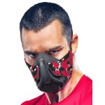 Sparthos Training Mask High Altitude Mask - For Gym Workout, Running, Cyclist, Elevation, Cardio - Fitness Hypoxic Resistance Mask 2 3 - Urban Lung Exercise Face X Men Red Camo Case]