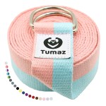 Tumaz Yoga Strapstretch Bands 15+ Colors, 688 Feet Options] With Extra Safe Adjustable D-Ring Buckle, Durable And Comfy Delicate Texture - Best For Daily Stretching, Physical Therapy, Fitness