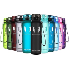 Super Sparrow Sports Water Bottle - 500Ml - Non-Toxic Bpa & Eco-Friendly Tritan Co-Polyester Plastic - Fast Water Flow, Flip Top, Opens With 1-Click (Bright-Mint)