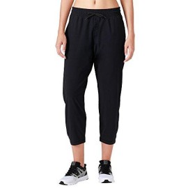 Naviskin Womens Lightweight Joggers Capri Pants Quick Dry Workout Running Sweatpants Upf 50+ Sun Protection Hiking Pants Black Size S