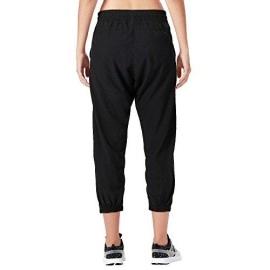 Naviskin Womens Lightweight Joggers Capri Pants Quick Dry Workout Running Sweatpants Upf 50+ Sun Protection Hiking Pants Black Size S