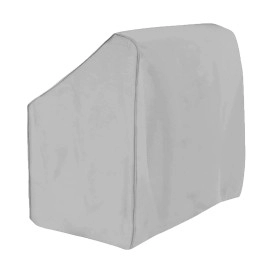 Boat Center Console Cover, 600D Marine Grade Polyester Canvas, Waterproof, Grey (Small Size Up To 36