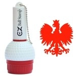 Promarking Ezballstamp Golf Ball Stamp Marker (Red Polish Eagle)