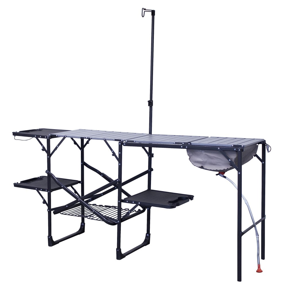 Gci Outdoor Master Cook Station, Portable Camp Kitchen Table