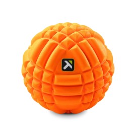 Triggerpoint Grid, Eva Foam Roller, Massage Ball To Target Muscle Relief Lightweight And Portable Size, Orange, 5 Inch13 Cm