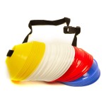 Gsi Mini Cones For Sports Pack Of 40 Comes With Shoulder Strap For Agility Training Drills