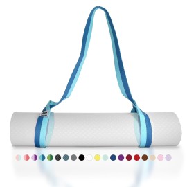 Tumaz Yoga Mat Strap [Mat Not Included] (15+ Colors, 2 Sizes Options) With Extra Thick, Durable And Comfy Delicate Texture The Must-Have Multi-Purpose Strap/Carrier For Your Yoga Mat, Exercise Mat