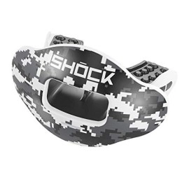 Shock Doctor Max Airflow 2.0 Lip Guard / Mouth Guard For Football 3500. For Youth And Adults Osfa. Breathable Wide Opening Mouthpiece. Helmet Strap Included.