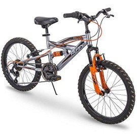 Huffy 20 Kids Dual Suspension Mountain Bike, Quick Assembly Available