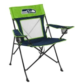 Rawlings NFL Game Changer Large Folding Tailgating and Camping Chair, with Carrying Case, Seattle Seahawks